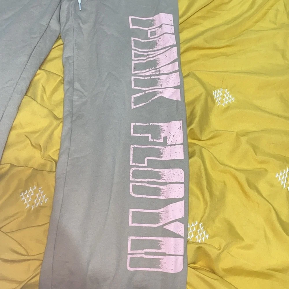 Pink Floyd tan sweatpants - Picture 2 of 4